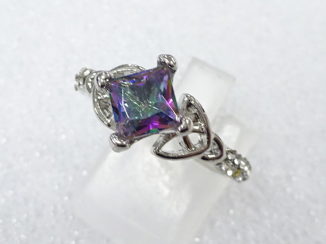 色石　指輪(17号)